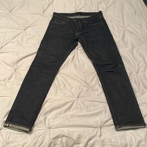 Uniqlo Slim Selvedge Kaihara Denim Jeans 32x32